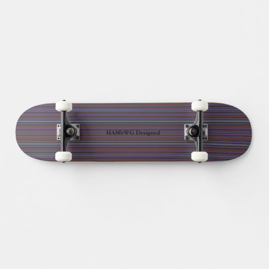HAMbyWG - Skateboard - Diep gekleurde duinstrips (Horizontaal)
