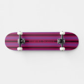 HAMbyWG - Skateboard - Framberry Violet Stripe (Horizontaal)