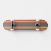 HAMbyWG - Skateboard - Green Opal Red Stripes (Horizontaal)