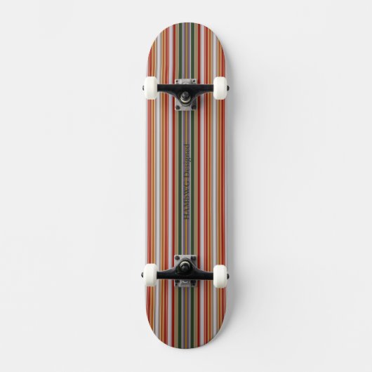 HAMbyWG - Skateboard - Green Opal Red Stripes (Voorkant)