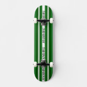 HAMbyWG - Skateboard - Green & White met HAMbWG Ba (Voorkant)