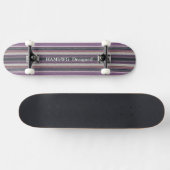 HAMbyWG - Skateboard - Hipster Paarse Knit look (Horizontaal)