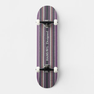 HAMbyWG - Skateboard - Hipster Paarse Knit look