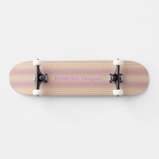 HAMbyWG - Skateboard - Peach roze Violet Soft (Horizontaal)