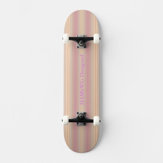 HAMbyWG - Skateboard - Peach roze Violet Soft (Voorkant)