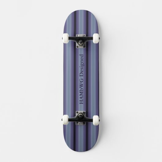 HAMbyWG - Skateboard - Plum & Paarse Hues (Voorkant)