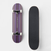 HAMbyWG - Skateboard - Plum w Paarse Stripes (Voorkant)