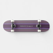 HAMbyWG - Skateboard - Plum w Paarse Stripes (Horizontaal)