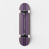HAMbyWG - Skateboard - Plum w Paarse Stripes (Voorkant)