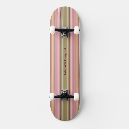 HAMbyWG - Skateboard - Prachtige rijke kleuren (Voorkant)