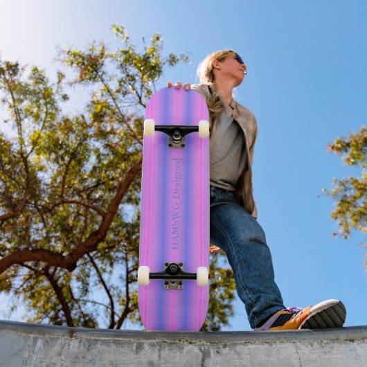 HAMbyWG - Skateboard - True Pink & Blue Soft (Buiten 1)