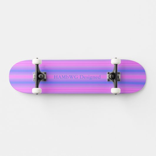 HAMbyWG - Skateboard - True Pink & Blue Soft (Horizontaal)