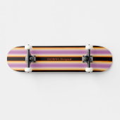 HAMbyWG - Skateboard - Violet Sinaasappel Black (Horizontaal)