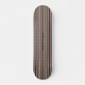 HAMbyWG - Skateboard - Zwart Rood Bot Streep (Voorkant)