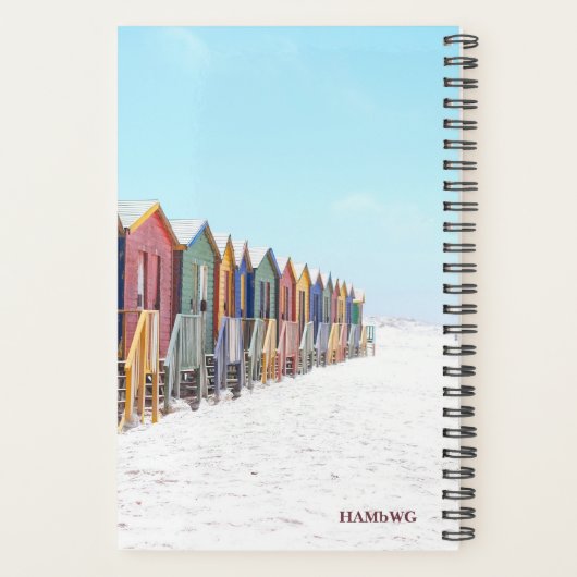 HAMbyWG - Small Daily Planner - Beach Huts (Achterkant)