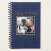 HAMbyWG - Small Daily Planner - Blauw patroon (Voorkant)