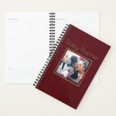 HAMbyWG - Small Daily Planner - Red Pattern (Display)