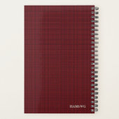 HAMbyWG - Small Daily Planner - Red Pattern (Achterkant)