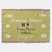 HAMbyWG  Softball of honkbal Deken (Voorkant)