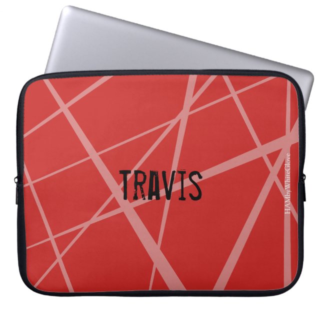 HAMbyWG - Spotlight-ontwerp op elke kleurachtergro Laptop Sleeve (Voorkant)