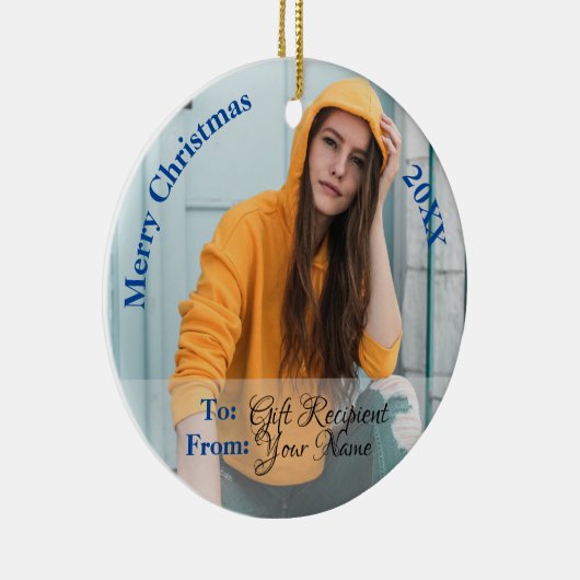 HAMbyWG Square Ornament - Blauw Roos (Rechts)