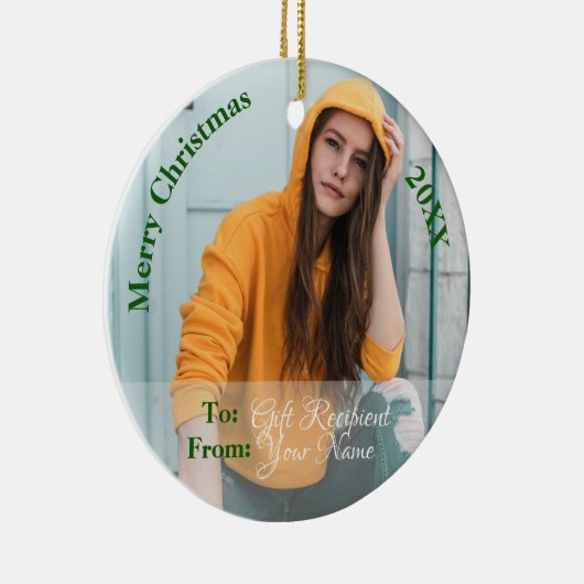 HAMbyWG Square Ornament - Groen Roos (Rechts)