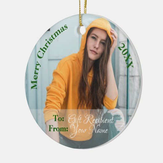 HAMbyWG Square Ornament - Groen Roos (Links)