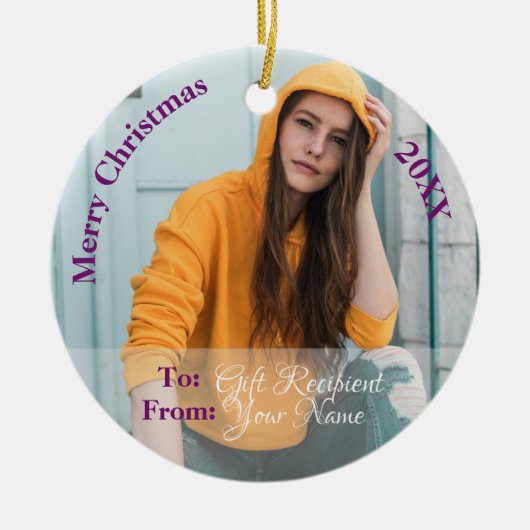 HAMbyWG Square Ornament - Violet Roos (Voorkant)