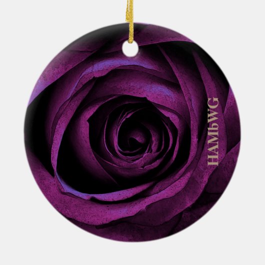 HAMbyWG Square Ornament - Violet Roos (Achterkant)