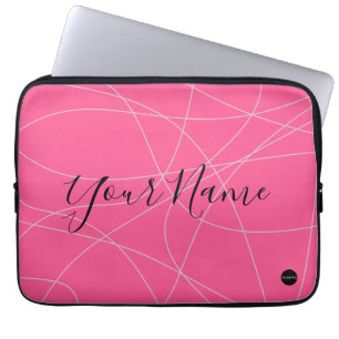 HAMbyWG - "Squiggle"-ontwerp in elke kleur Laptop Sleeve