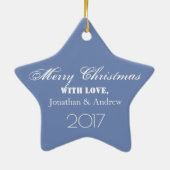 HAMbyWG - Star Shaped Photo Ornament (Achterkant)