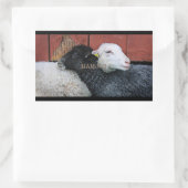 HAMbyWG- Stickers - Zwarte schaap Witte schaap (Tas)