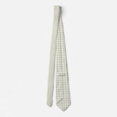 HAMbyWG - Stropdas - White/Bone Houndstooth (Achterkant)