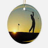 HAMbyWG - Sunset - Golfer Keramisch Ornament (Links)
