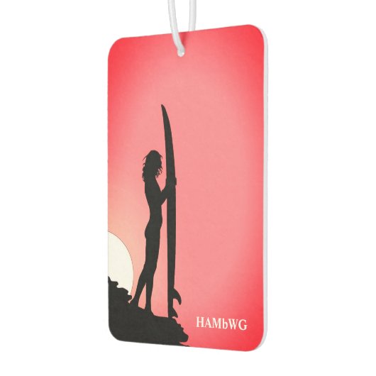 HAMbyWG - Surfer Girl Monogram Air Freshener Luchtverfrisser (Links)