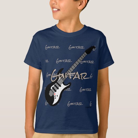 HAMbyWG - T Shirt - Multi-Color - Guitar (Voorkant)