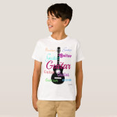HAMbyWG - T Shirt - Multi-Color - Guitar (Voorkant volledig)