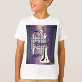 HAMbyWG - T Shirt - Paars - Trumpet (Voorkant)
