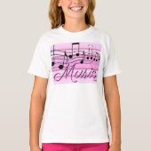 HAMbyWG - T Shirt - Roze - Muziek (Voorkant)