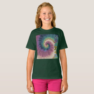 HAMbyWG - T-shirt - Tie Dye Multi-Color Side Logo