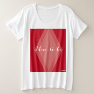 HAMbyWG - T-Shirt voor vrouwen - Mam om te worden 