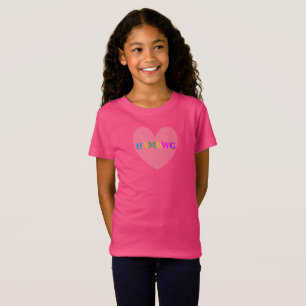 HAMbyWG - T-Shirts - Hart w Logo - Roze