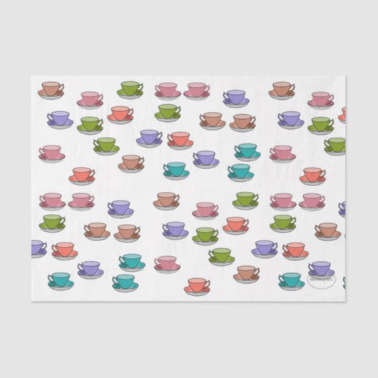 HAMbyWG - Tea Cups Tissuepapier (Voorkant)
