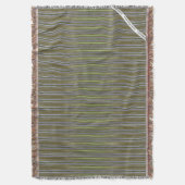 HAMbyWG - Throw Blanket - Green Bough Pattern Deken (Voorkant Verticaal)