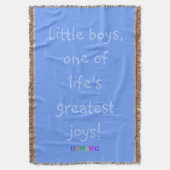 HAMbyWG - Throw Blanket - Little Boys Deken (Voorkant Verticaal)