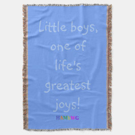 HAMbyWG - Throw Blanket - Little Boys Deken