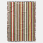 HAMbyWG - Throw Blanket - Multi-Color Stripes Deken (Voorkant Verticaal)