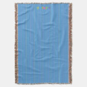 HAMbyWG - Throw Blanket - Play Sky Blue met logo Deken (Voorkant Verticaal)