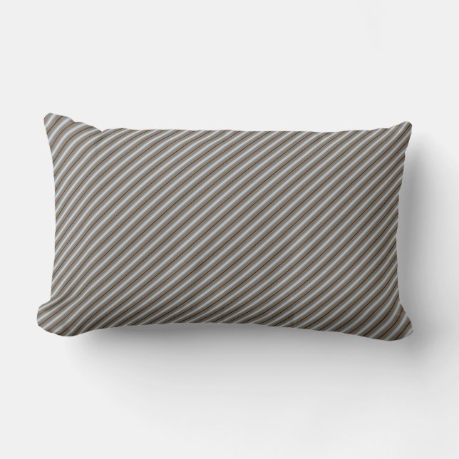 HAMbyWG - Throw of Lumbar Pillow - Creme White Blk Kussen (Voorkant)