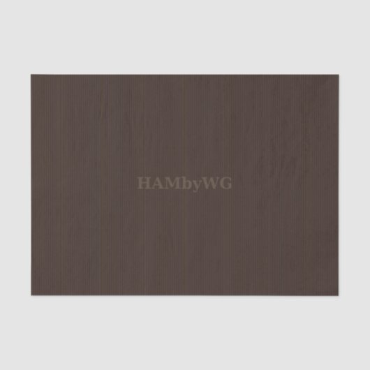 HAMbyWG - Tissuepapier - Chocoladebruin (Voorkant)
